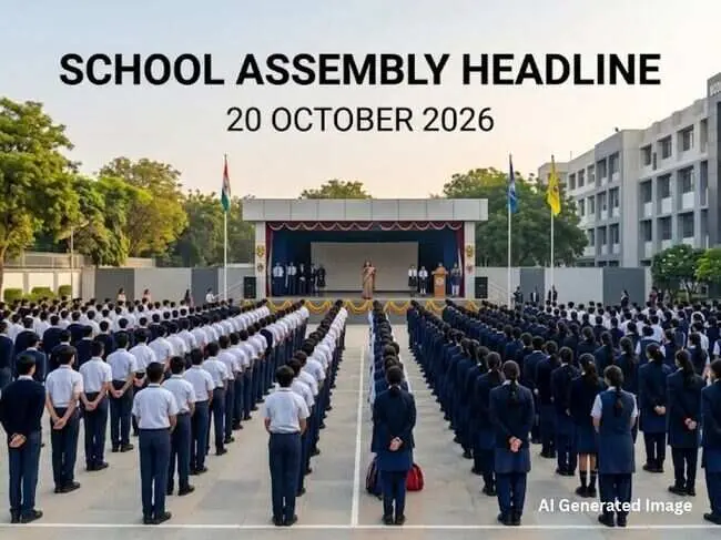 School assembly headlines: Key news for October 20 to 21