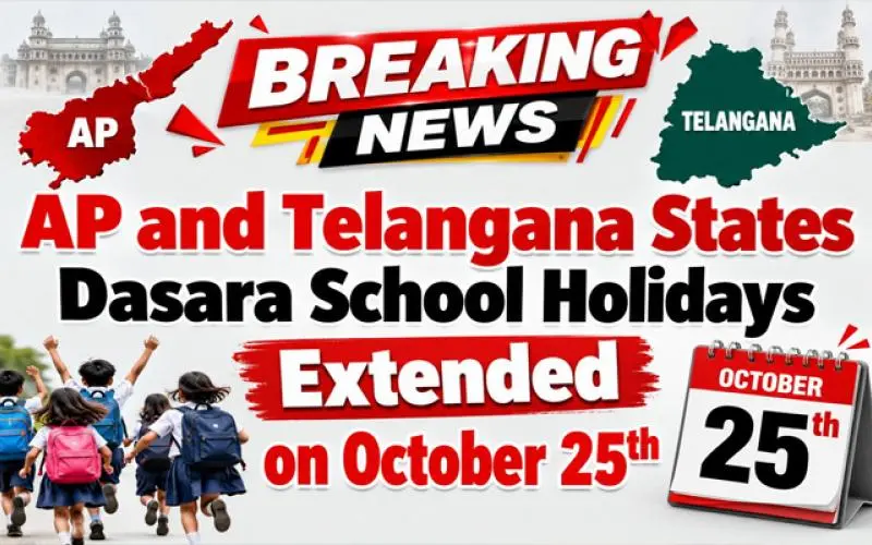 AP, Telangana Dasara holiday extension not official, schools reopen on schedule