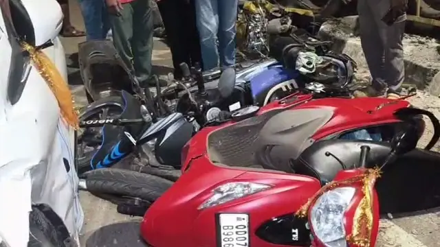 Woman killed, 10 injured in NH-16 accident chain in Ganjam