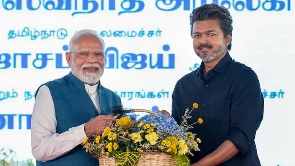 Tamil Nadu CM Vijay asks PM Modi for Rs 5,110 crore funds, projects