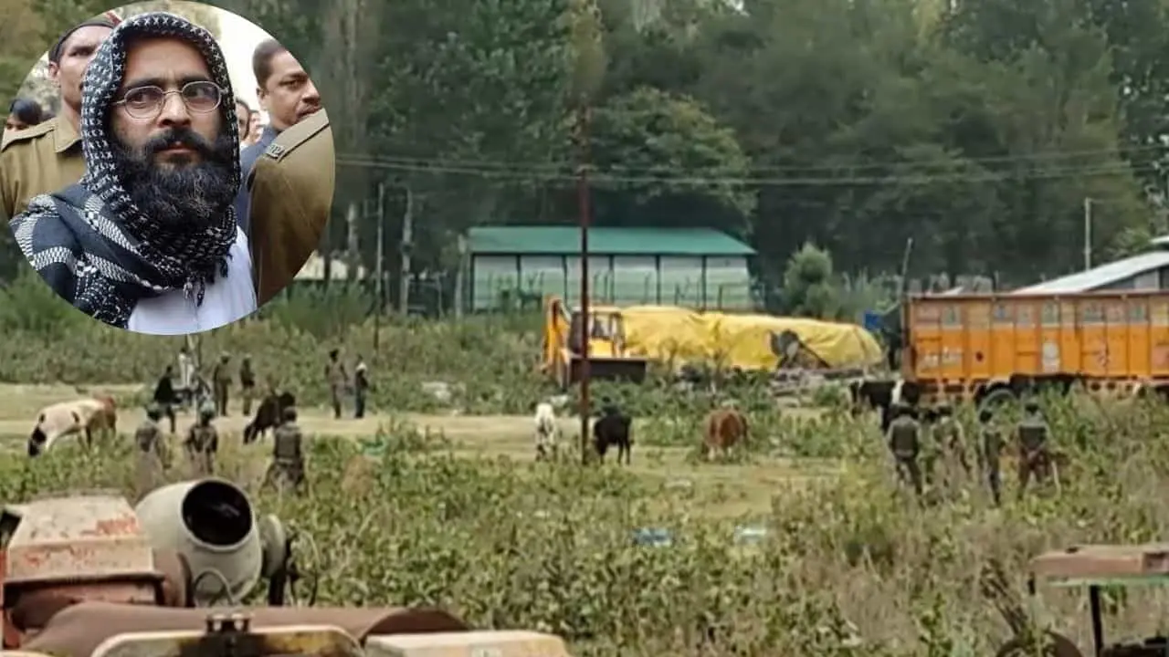 Afzal Guru's family illegal dairy shed demolished in Baramulla