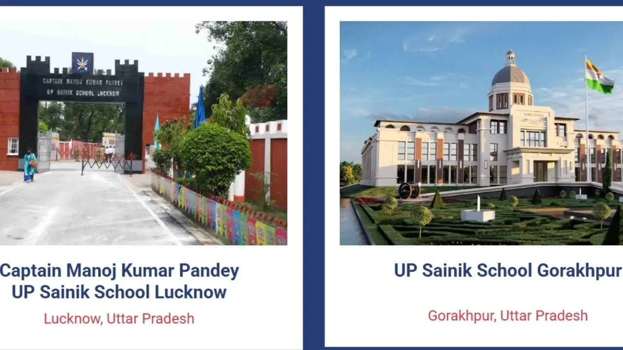 UP Sainik School registrations open until 25 October 2026