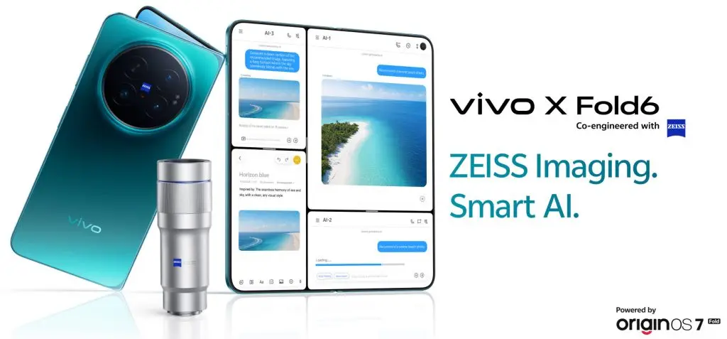 Vivo X Fold6 goes global with 200MP camera, 6,900mAh battery