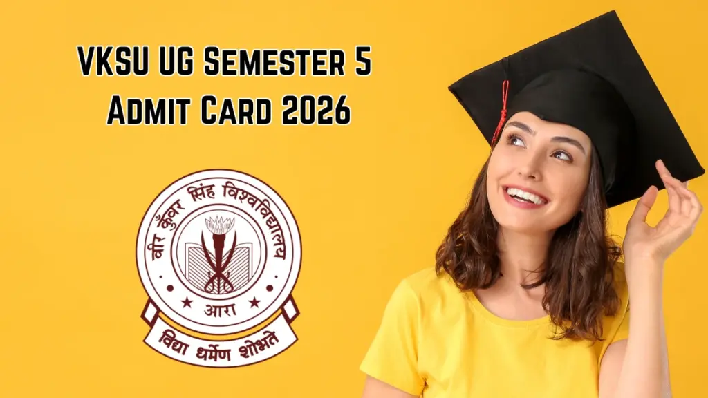 VKSU releases UG semester 5 admit cards for 2024-28 session