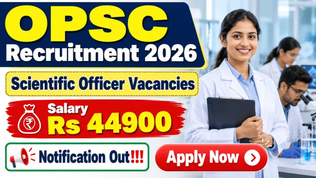 OPSC opens 89 scientific officer posts, apply by 26 November