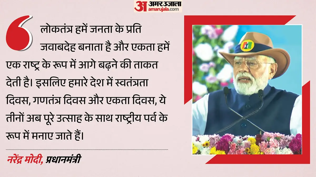 PM Modi says Patel decisions united India at Ekta Diwas parade